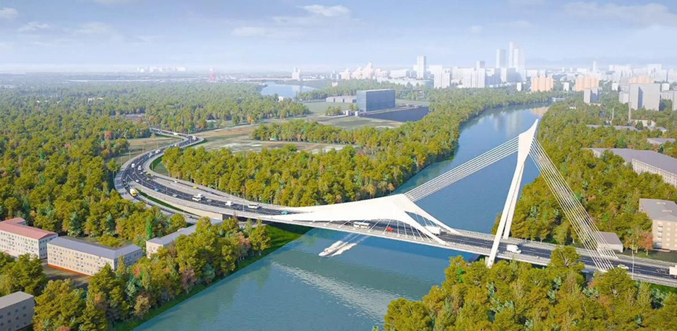 Новый мост появится в Мневниковской пойме  в 2027 году